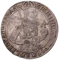 talar 1630, Bydgoszcz, smukłe popiersie króla bez kokardy, na końcu napisu MAS i duży, ozdobny krz..