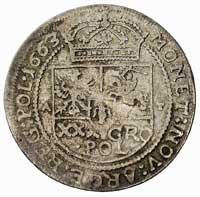 zestaw monet: tymf 1663, Bydgoszcz oraz ort 1667