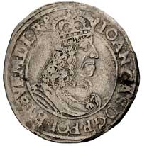 ort 1660, Toruń, T. 3, moneta bita lekko uszkodzonym stemplem
