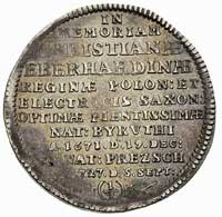 1/3 talara (1/2 guldena) 1727, Drezno, Aw: Cyprys, Rw: Napis, Merseb. 1660, Kohl 454, moneta wybit..