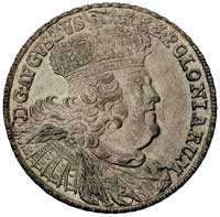 dwuzłotówka (8 groszy) 1753, \efraimek, odmiana z dużym napisem 8 GR i bez liter E-C