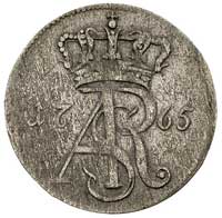 trojak 1765, Toruń, monogram i korona szerokie, 