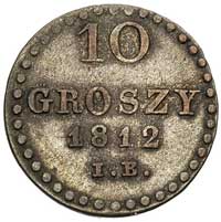 10 groszy 1812, Warszawa, Plage 102, patyna
