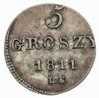 5 groszy 1811, Warszawa, Plage 94, patyna