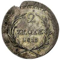 2 złote 1813, Zamość, Plage 125, krążek nieco uszkodzony, ale rzadko spotykany tak ładny egzemplar..