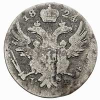 5 groszy 1824, Warszawa, Plage 120, Bitkin 862 R1, w cenniku Berezowskiego 12 złotych, bardzo rzad..