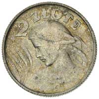 2 złote 1924, Birmingham, litera H po dacie, Parchimowicz 109 b, rzadkie i ładnie zachowane, delik..