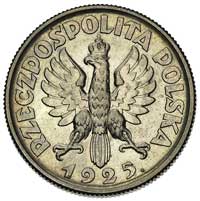2 złote 1925, Londyn kropka po dacie, Parchimowicz 109 d, piękny egzemplarz, delikatna patyna