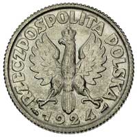 1 złoty 1924, Paryż, Parchimowicz 107 a, piękne