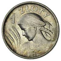 1 złoty 1925, Londyn, Parchimowicz 107 b, bardzo ładny egzemplarz, subtelna patyna