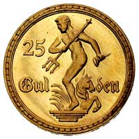 komplet monet (1, 2, 5 i 10 fenigów, 1/2, 1, 2, 5 oraz 25 guldenów) z 1923 roku wybitych przez men..