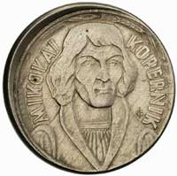 10 złotych 1965, Warszawa, Kopernik, moneta niecentrycznie wybita