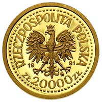 komplet złotych monet próbnych: 200.000 złotych, 100.000 złotych, 50.000 złotych i 20.000 złotych ..