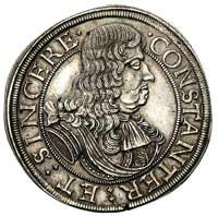 półtalar pośmiertny 1672, Brzeg, F.u.S. 1947, moneta wybita z okazji śmierci księcia Krystiana, pa..