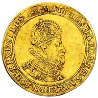 Maciej II 1611-1619, dwudukat 1617, Wrocław, F.u.S. 3466, Fr. 462, złoto 6.89 g, wyjęty z oprawy, ..
