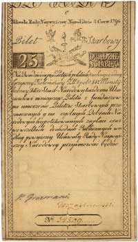 25 złotych 8.06.1794, seria C, Miłczak A3