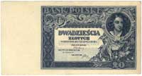 20 złotych 20.06.1931, na obu stronach banknotu 