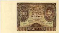 100 złotych 2.06.1932, seria AN, znak wodny dwie