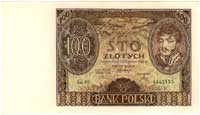 100 złotych 9.11.1934, seria AV, znak wodny +X+ Miłczak 74b