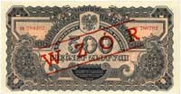 500 złotych 1944, \...obowiązkowe, seria BH 7802