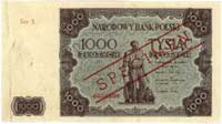 1000 złotych 15.07.1947, seria A 0000000, SPECIM