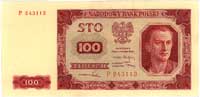 100 złotych 1.07.1948 , seria P, Miłczak 139a, rzadki