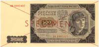 500 złotych 1.07.1948, seria AA, numeracja bieżą