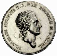 zmiany statutu i wzoru Orderu Orła Białego- medal autorstwa J. F. Holzhaeussera ok. 1770 r., Aw: P..
