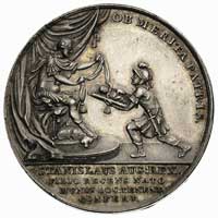 narodziny syna Alojzego Brühla, syna gen. artylerii koronnej Alojzego Fryderyka Brühla-medal autor..