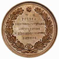 medal 50-lecie Powstania Listopadowego- medal autorstwa W. A. Malinowskiego 1880 r., Aw: Stojąca P..