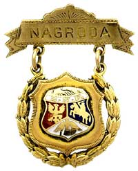 odznaka pamiątkowa X Olimpiady 1932 Z. N. P. (Zw