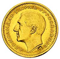 Aleksander I 1921-1934, dukat 1932, Kovnica, kontrasygnatura dla Serbii -kłos zboża, Fr. 5, złoto ..