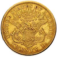 20 dolarów 1867 S, San Francisco, Fr. 175, złoto
