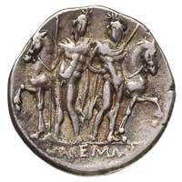 L. Memmius 109-108 r. pne, denar, Aw: Głowa w wi
