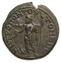 MOESIA INFERIOR- Tomis, Gordian III 238-244, AE-26, Aw: Popiersia Gordiana i Trankiliny zwrócone d..
