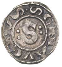 Siena- republika, grosz przed 1250, Aw: Litera S