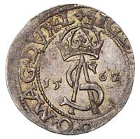 zestaw monet: trojak 1562, Wilno, (połączenie awersu Ivanauskas 618:93 z napisem na rewersie GROSS..