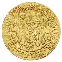 dukat 1586, Gdańsk, H-Cz. 770 R, Fr. 3, Kaleniecki s. 64, złoto 3.51 g