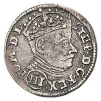 zestaw monet: trojaki 1580 (z III pod popiersiem