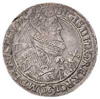ort 1621, Bydgoszcz, odmiana z cyfrą 16 pod popiersiem króla, T. 3, moneta niecentrycznie wybita, ..