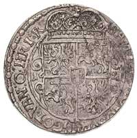 ort 1621, Bydgoszcz, odmiana z cyfrą 16 pod popiersiem króla, T. 3, moneta niecentrycznie wybita, ..