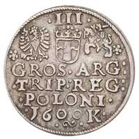 trojak 1600, Kraków, odmiana z popiersiem króla 