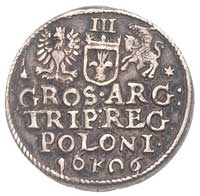 trojak 1606, Kraków, T. 4, rzadki, patyna