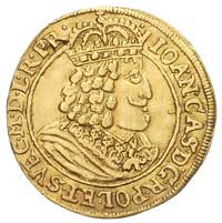dukat 1659, Toruń, H-Cz. 2146 R3, Fr. 60, Kaleniecki s. 440, T. 35, złoto 3.22 g, moneta wybita us..