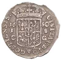 XIX-wieczne fałszerstwo orta bydgoskiego 1650 G - G / D - A, moneta ze zbioru Chomińskiego, kupion..