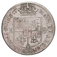 ort 1655, Kraków, litery IT pod popiersiem króla i SCH pod tarczą herbową, T. 1.50, drobne rysy