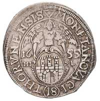 ort 1655, Toruń, T. 2, moneta wybita nieznacznie