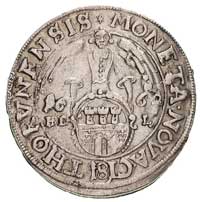 ort 1662, Toruń, T. 1.50, moneta wybita lekko us