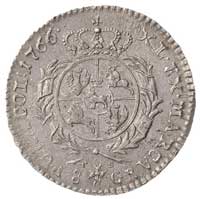 dwuzłotówka 1766, Warszawa, Plage 307, moneta mi
