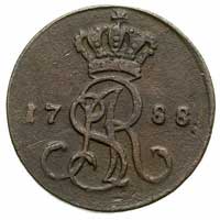 grosz z miedzi krajowej 1788, Warszawa, Plage 130, rzadki
